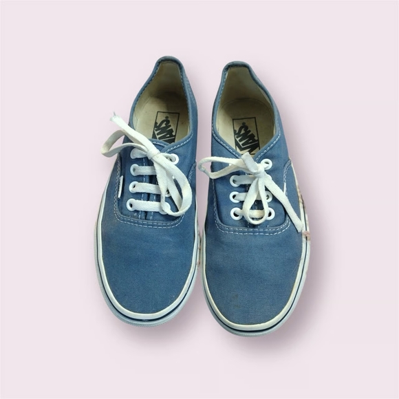Vans Shoes - Vans Blue Canvas Sneakers Women's